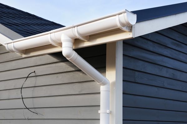 PVC Rain Gutter Installation in Lehi
