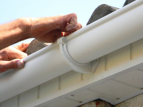 Plastic Gutter Repair in Lehi