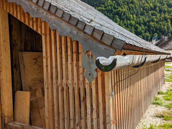 Wood Gutter Installation in Lehi