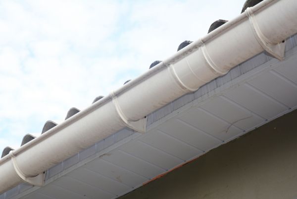 Plastic Gutter Installation in Lehi