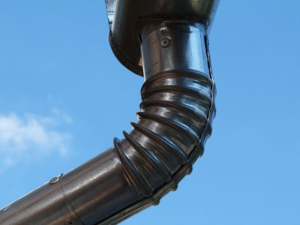 Metal Downspout Installation in Lehi