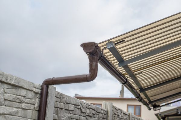 Plastic Downspout Installation in Lehi