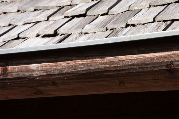 Wood Rain Gutter Installation in Lehi